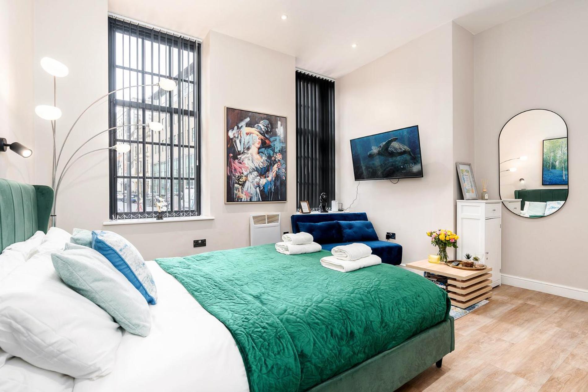 Beautiful Apartment & Central Location & King Size Bed Leeds  Exteriér fotografie